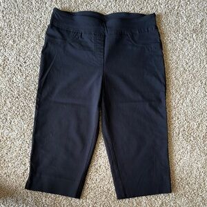 Ruby Rd, size 14 Black Capris, EXCELLENT used condition. Pet/smoke free home.